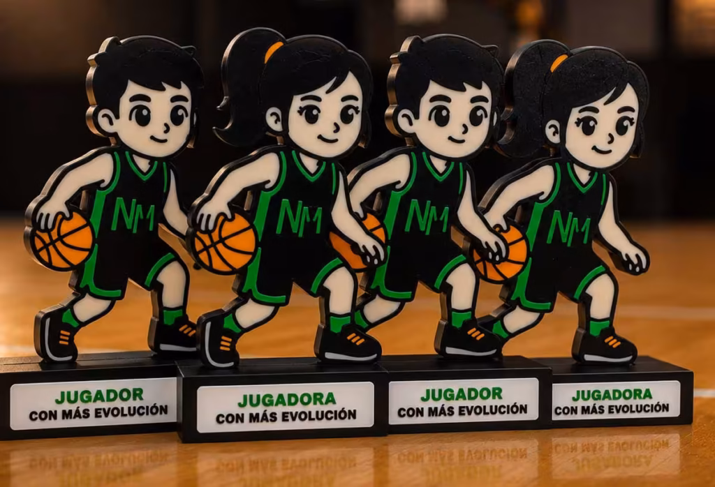 3D custom printed sports awards and figures