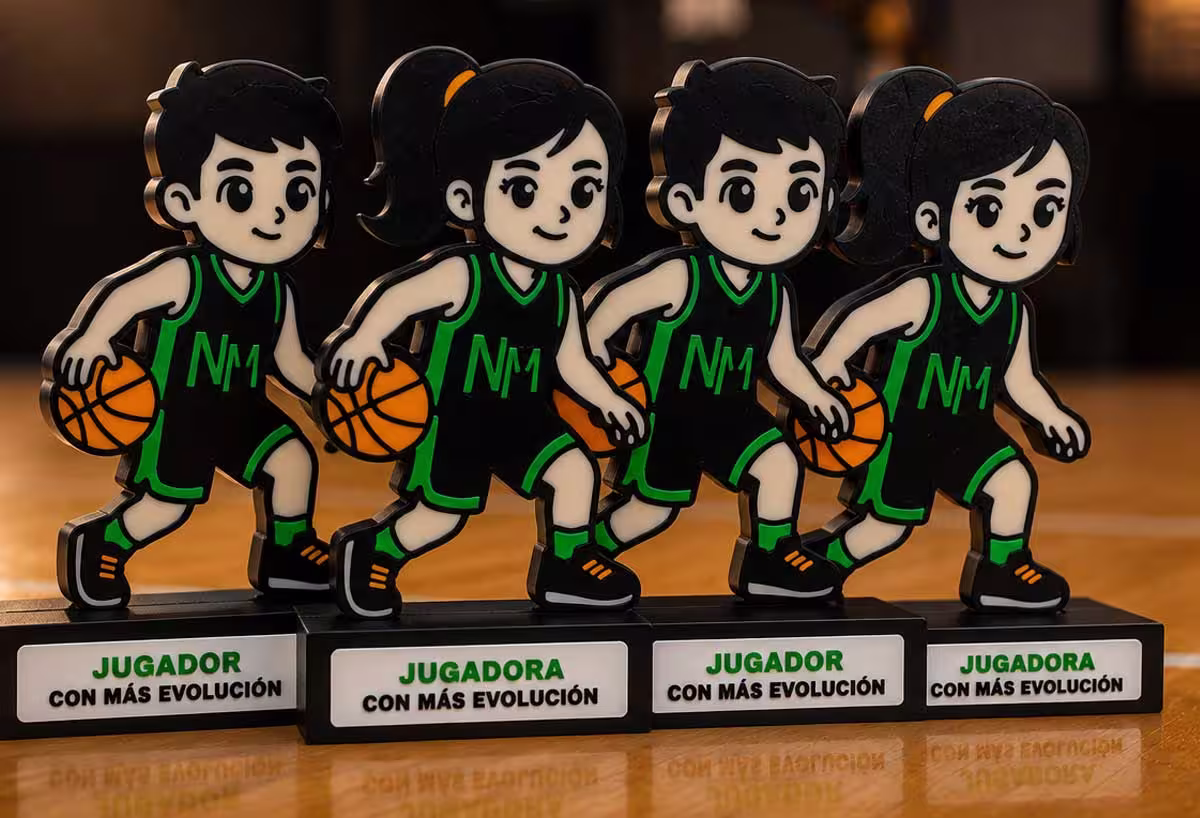 3D custom printed sports awards and figures